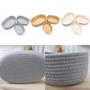 3pcs Storage Basket Home Decoration For Laundry Organization Toys Snacks Keys Storage Cotton Thread Storage Woven Basket