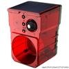 Audible and Visual Alarm Solar Powered Alarm Dog's Bark Solar Anti-theft Device  Warehouse