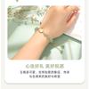 Women S Rabbit Bracelet Gold Plated Jade Bead Chinese Style Handmade Gift