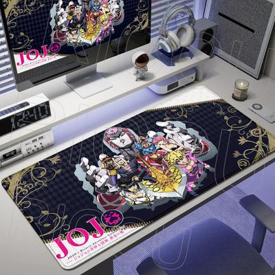 XXL HD Printing Rug JOJO Bizarre Adventure Mouse Pad Gamer Keyboard Pads Non-slip Mousepad Anime Gaming PC Accessories Desk Mat