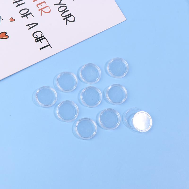 10Pcs 9Sizes 18-40Mm Clear Plastic Protector Capsules Containers Case For Token Coin Collection Transparent Holder Boxes