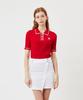 AVEN Evenbear Half Knit Polo Shirt Red