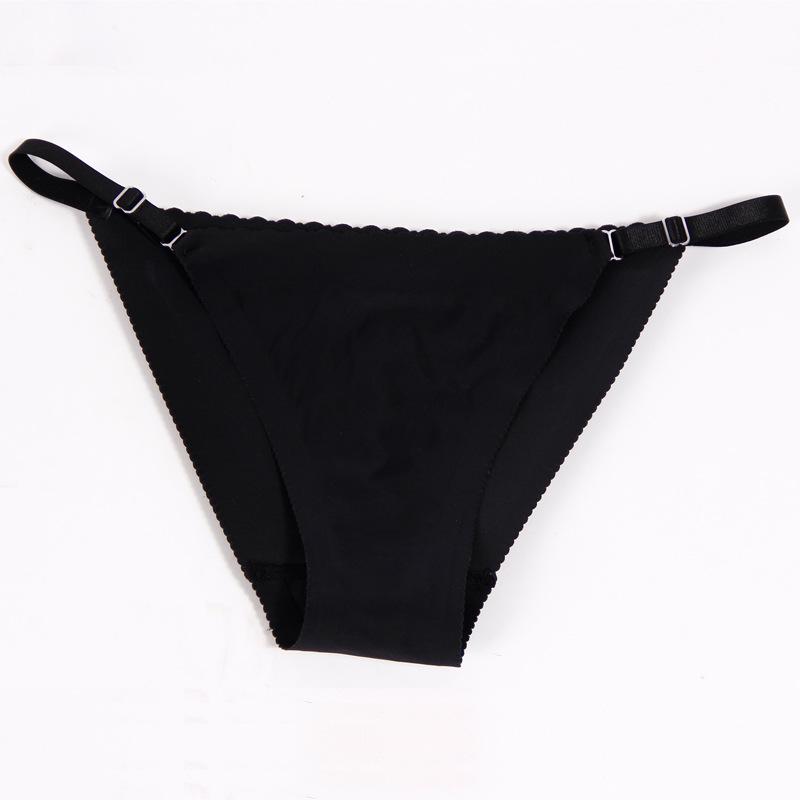 

European & American Style One-Piece Hip-Lifting Thong with Adjustable Waistband for Enhanced Lift & Shape Medium чёрный