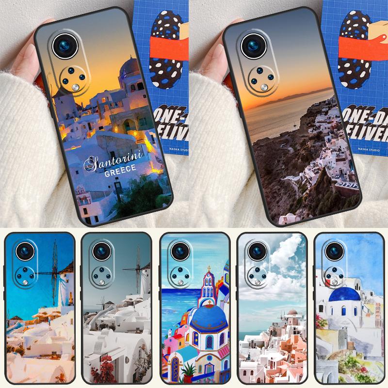 Oia Santorini Greece Case For Honor 200 Pro 50 70 90 X9a X8a X8 X9 X8b X9c X9b Honor Magic 7 5 6 Lite Pro Cover