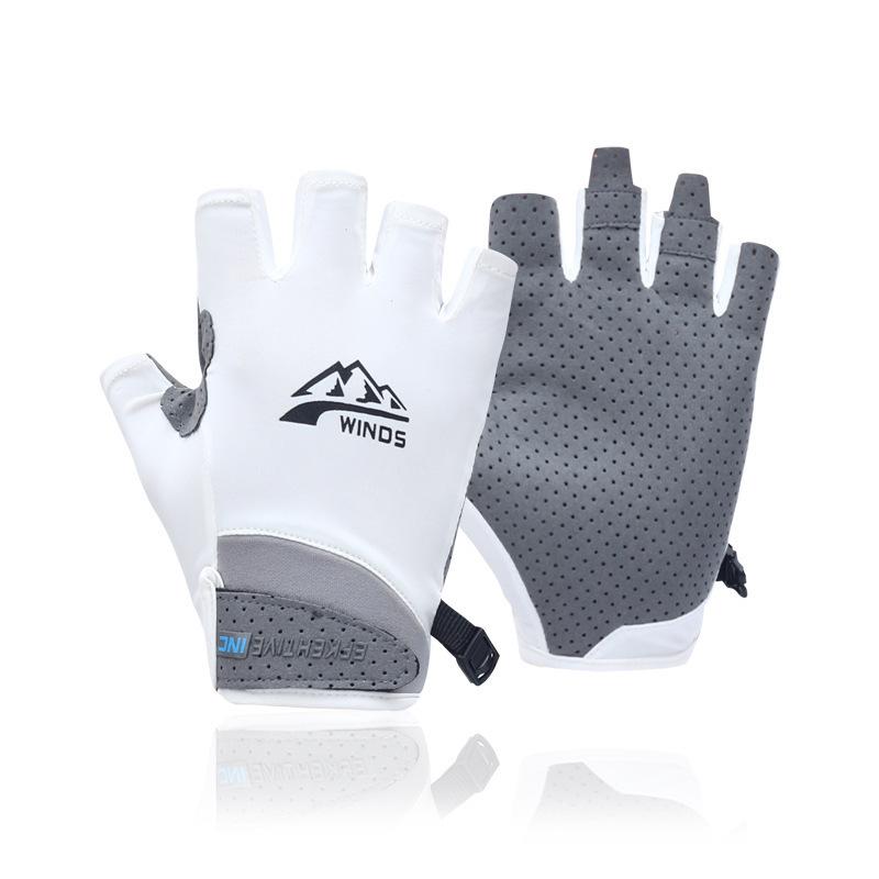 Fishing Luya Gloves Sports Ice Silk Sunscreen Men's Breathable Fitness Bike Driving Outdoor Summer Women