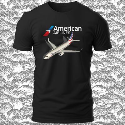 New American Airlines Logo Men's T-Shirt Size S-5XL Made In the USA Unisex T-Shirt