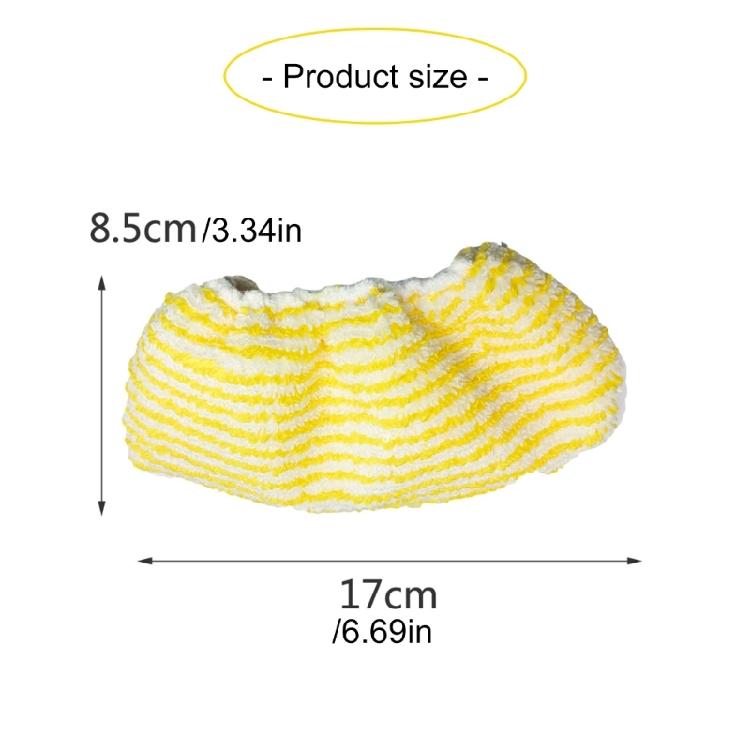 6Pcs Extra Thick Steams Mop Microfiber Pads Great Absorption Capacity Washable Cleaning Covers for Handheld Cleaner