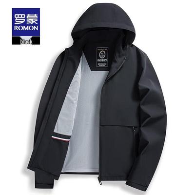 Men's Hooded Casual Short Jacket