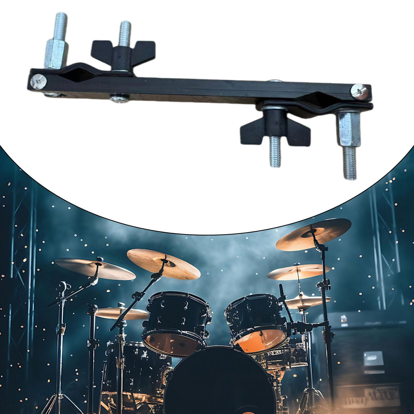 

Cymbal Stand Holder Mount Clip Metal Multifunctional Sturdy Adjustable Easy to Install Drum