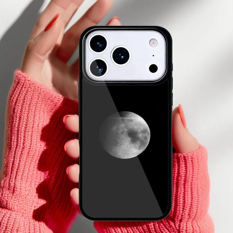 Space Sky Moon Phone Case for iPhone 17 Air 16e 15 14 13 Pro Max Back Cover for 12 11 Pro Coque