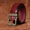 High-end Trendy Retro Handmade Top Layer Cowhide Belt Fashionable Casual All-match Genuine Leather Belt