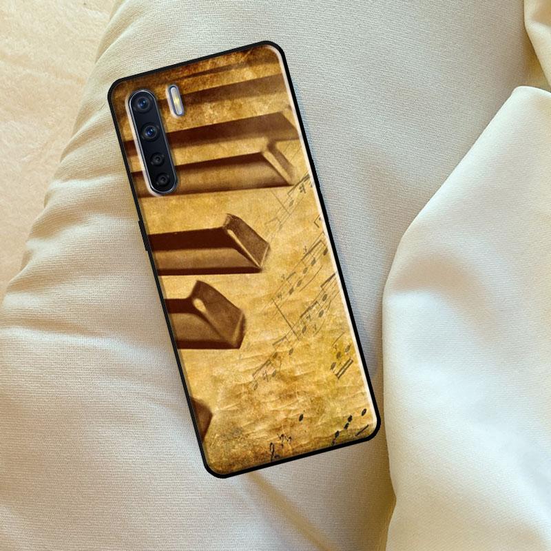 

Piano keys Vintage Music Notes Case For Oppo A17 A94 A74 A54 A60 A40 A80 A16 A76 A96 A98 A58 A78 A18 A38 A57 A15 A5 A6 Pro OPPO A80 5G