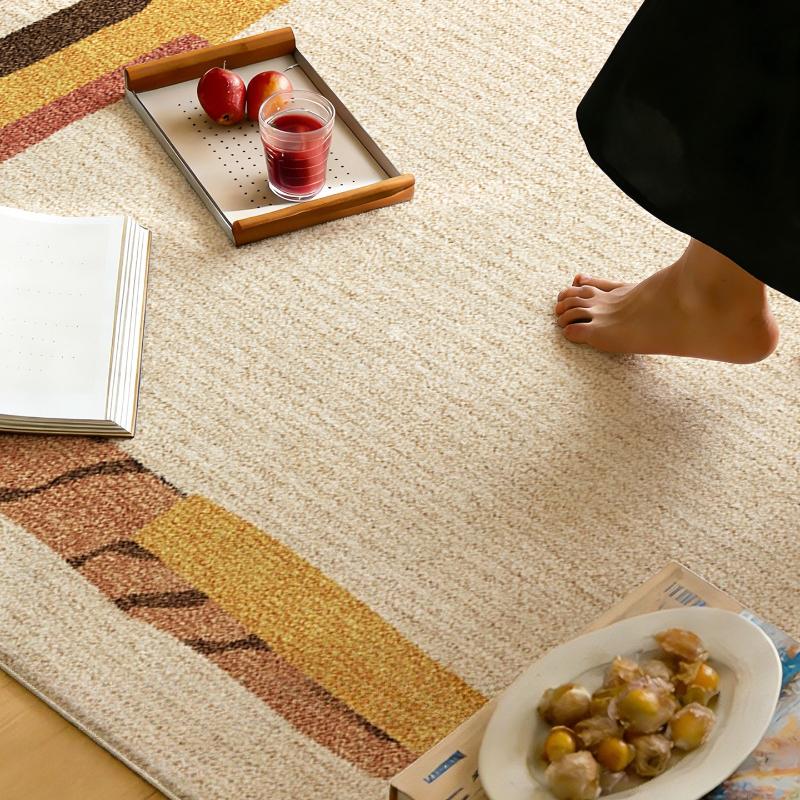 Dopamin-Farben Teppiche für Schlafzimmer Große Fläche Wohnzimmer Dekoration Mädchen Teppich Dicker Plüsch Bodenmatte Flauschig Weich Teppich für Arbeitszimmer