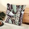 Surfing Pattern Cushion Cover Soft Short Plush Pillow Cover Smooth Cozy Texture Aesthetic Cushion Case Home Decor