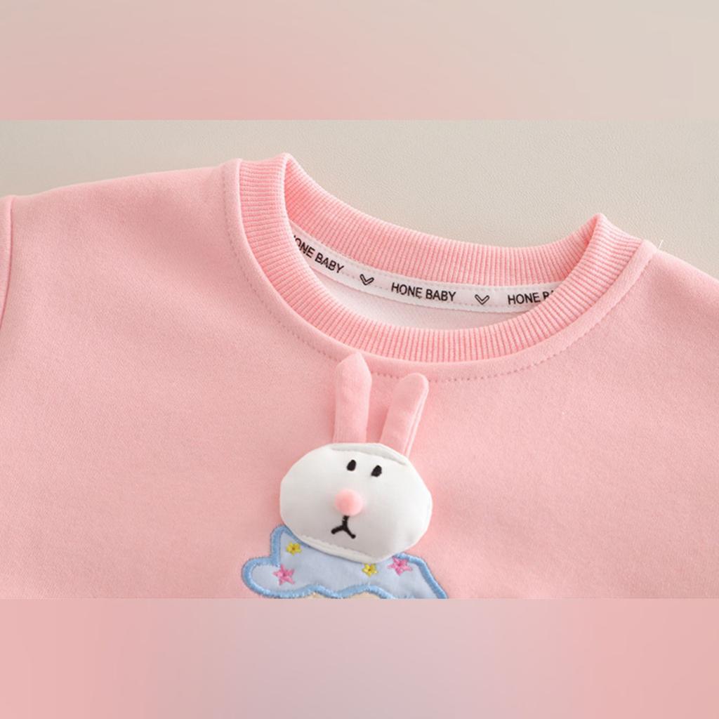 Kids Casual Long-Sleeve Set, Comfortable Daily Wear Outfits