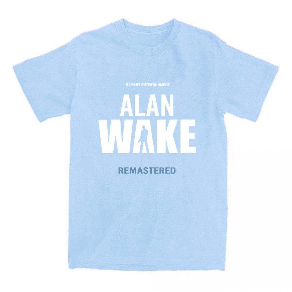 Alan Wake 2 Koszulka z nadrukiem Koszulki bawełniane z krótkim rękawem Streetwear Unisex Luźny codzienny T-shirt z okrągłym dekoltem Góra