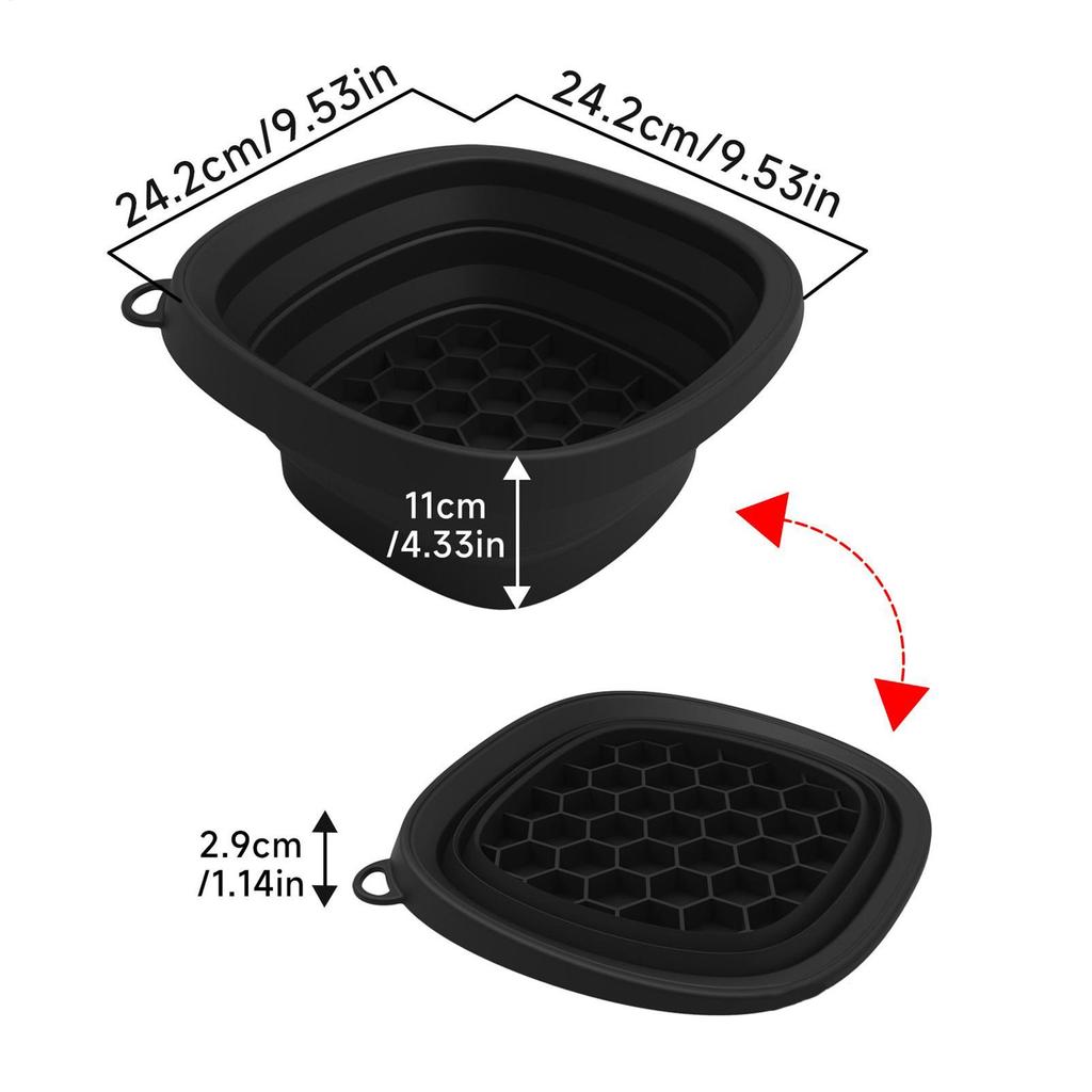 Face Ice Bath Bowl for Facials Plunge Dipping Face Folding Ice Facials Washbasin for Home Travel New Facials Skin Cares Tool