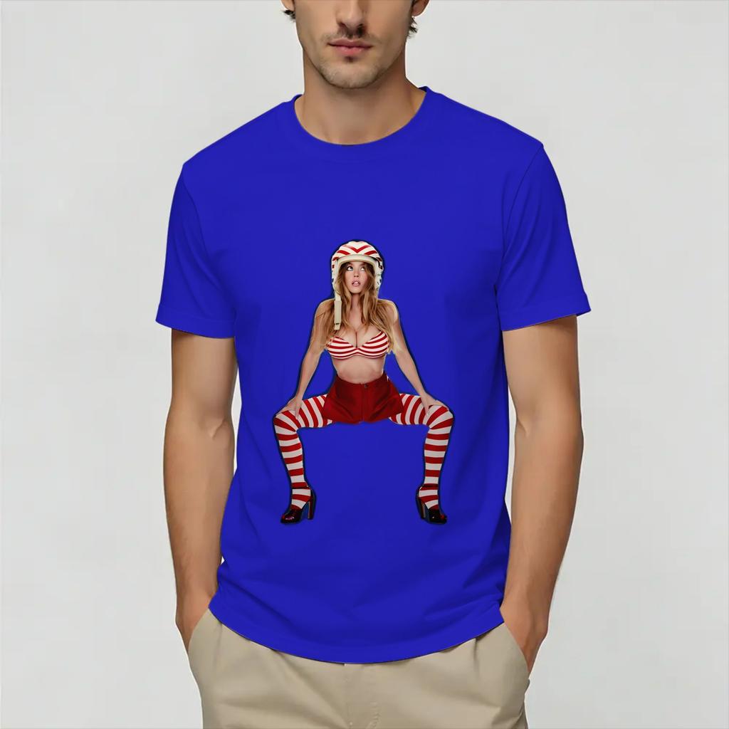 Sydney Sweeneys Cotton Tshirt For Unisex Summer Vintage Tshirts Crewneck Harajuku Tee Shirt Oversized Hot Sale Tops
