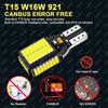2/4 PCS LM Super Bright T15 LED Bulbs CANBUS For Car Tail Backup Reverse Lights 7W 12V 24V 4014-54SMD 6500k White Error Free