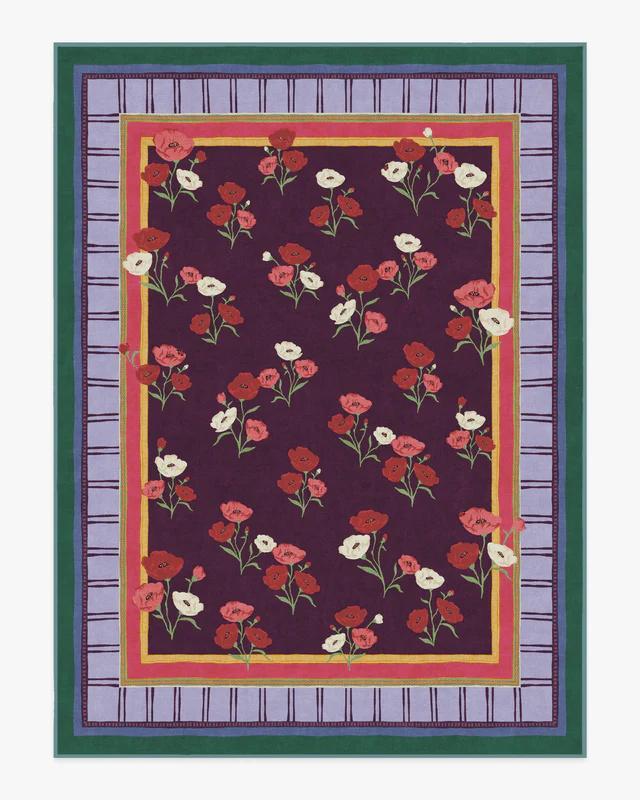 

Ковер Iris Apfel Protea Forest Green для гостиной, цветочная эстетика, витиеватый готический домашний декор, ковер, противоскользящий моющийся коврик для пола 40x60cm