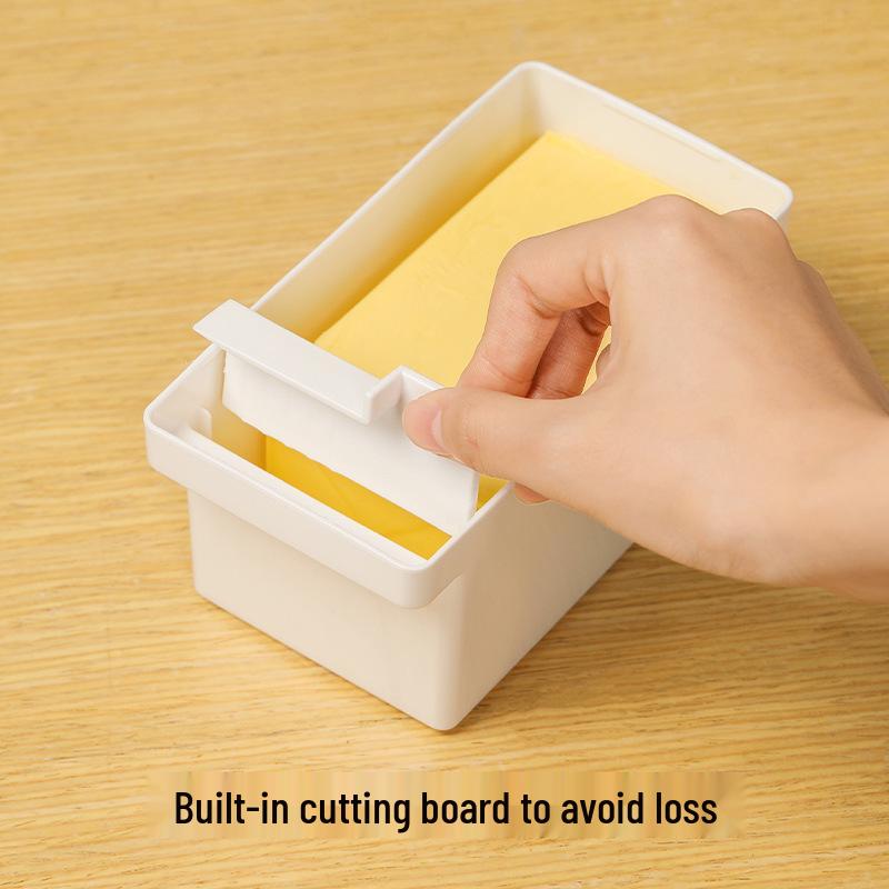 Cheese Storage Box with Spatula and Slicer – Dustproof and Fresh-Keeping