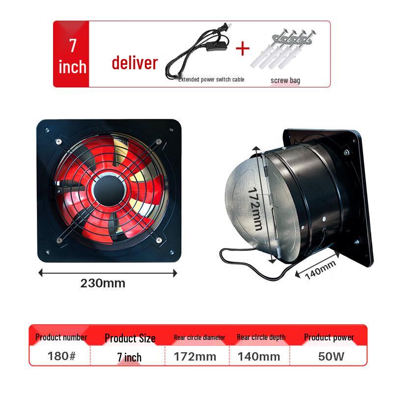 Beltone Industrial Wall-Mounted Exhaust Fan