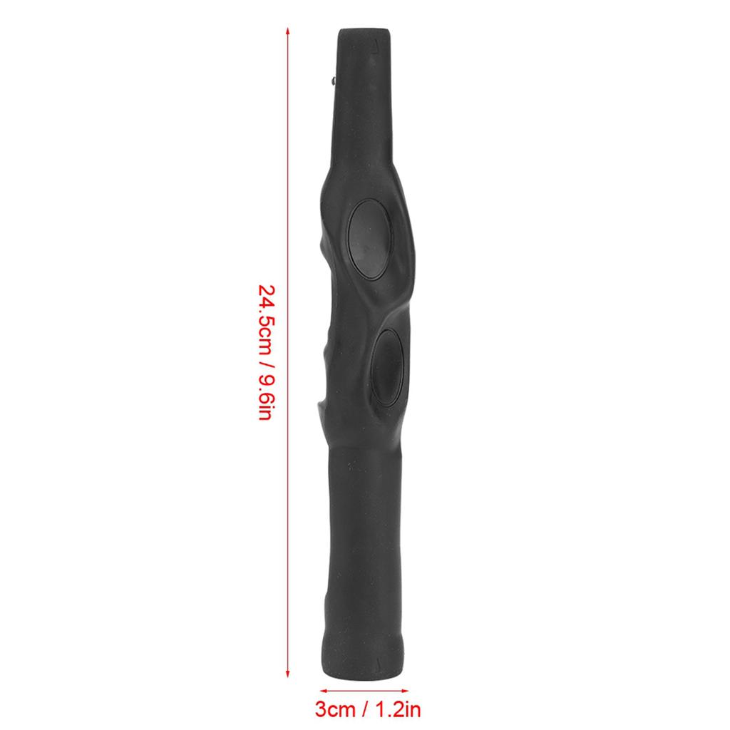 Golf Training Aid Golf Club Handle for Swing Grip Posture Training (black)