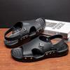 Mode Sommer Herren Outdoor Sandalen Weiche Sohle PU Leder Rutschfeste Flache Hausschuhe Mode Strand Sandalen Männer Schuhe Römische Schuhe