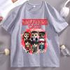 Stranger Cats T Shirt Unisex Unisex Funny Cat Lover Tee Cat Mom Gift Clothes Parody Graphic Tee Summer Round Neck Short Sleeve Tops