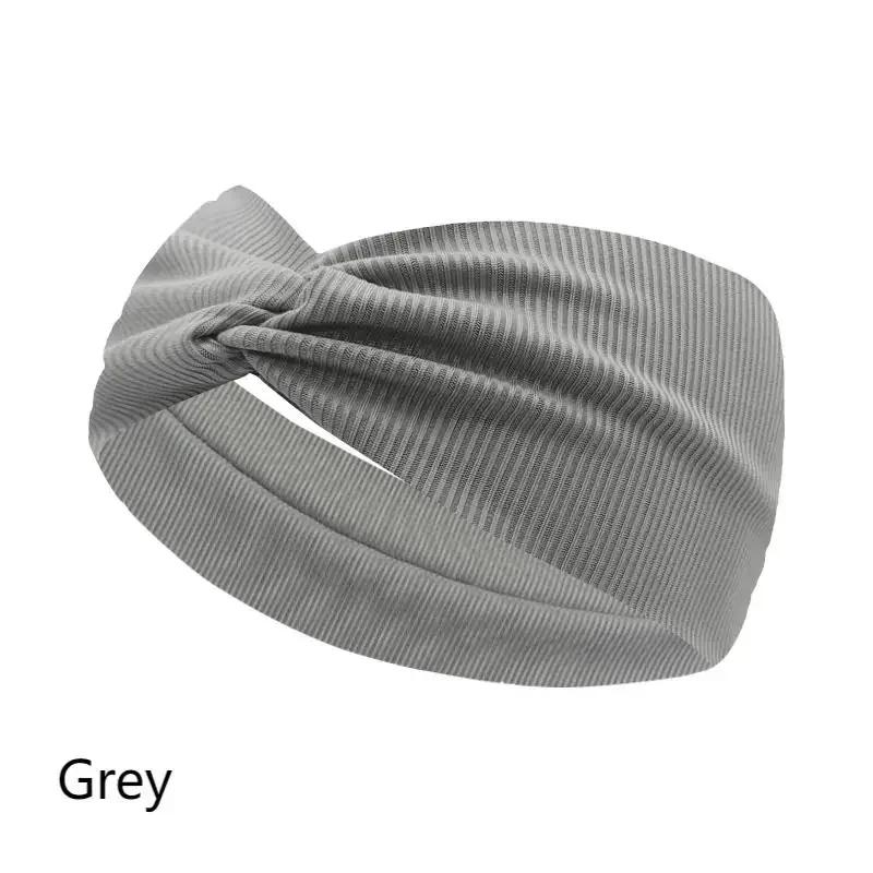 Women Cross Solid Color Hair Bands Girls Fashion Leopard Print Elastic Knitted Headbands Vintage Turban Make Hair Accessories