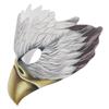 PU Leather Halloween Eagle Mask with Elastic Belt Full Face Animal Cosplay Mask Funny Headgear Masquerade Face Masks