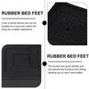 4Pcs Heavy Duty Bed Risers Furniture Frame Lifts Couch Heightening Pads Rubber Furniture Feet Riser Fridge Mats