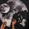 1000Pcs Giant Space Moon Earth Puzzle Matte Surface Dustproof Adult Puzzle Starry Sky Plane Puzzle Wall Decoration Gift