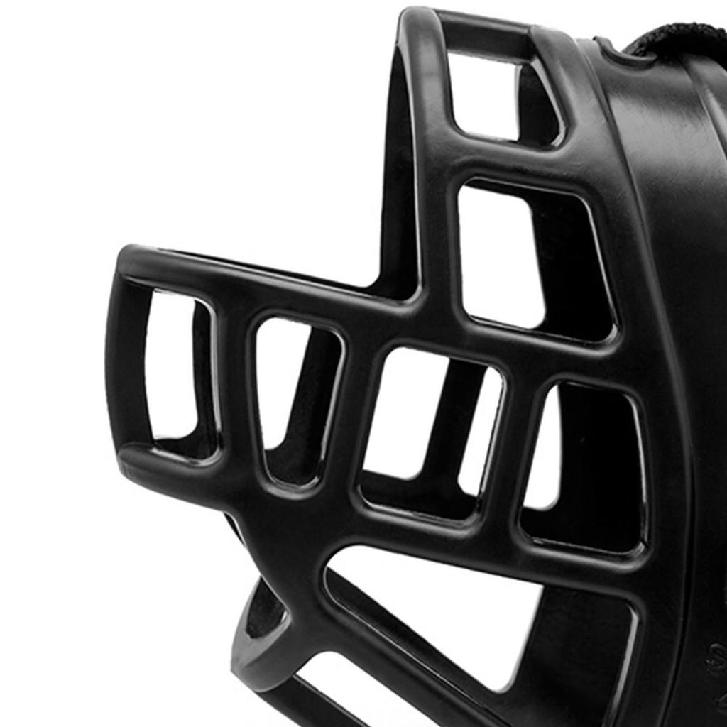 Dog Muzzle Reflective Adjustable Prevent Biting Hollow Dog Mouth Guard for Walking Grooming Home