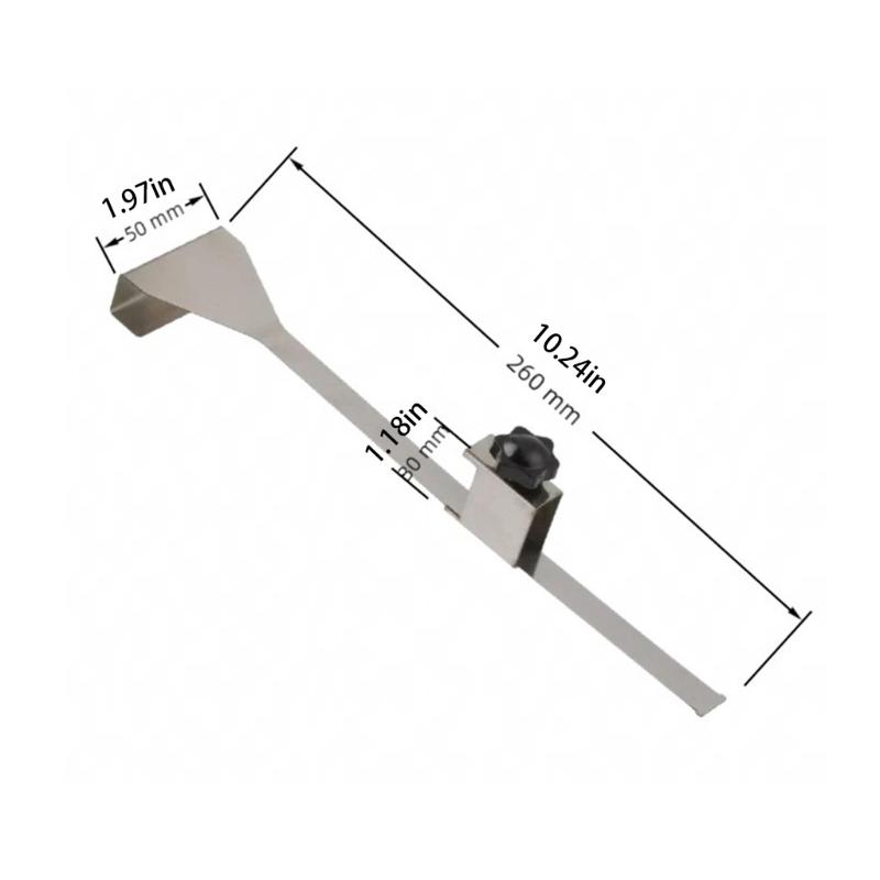 Schrankbeschläge Schablone Metall Schubladeninstallationsassistent Einstellbare Bohrlöcherführung Professionelles Zubehör