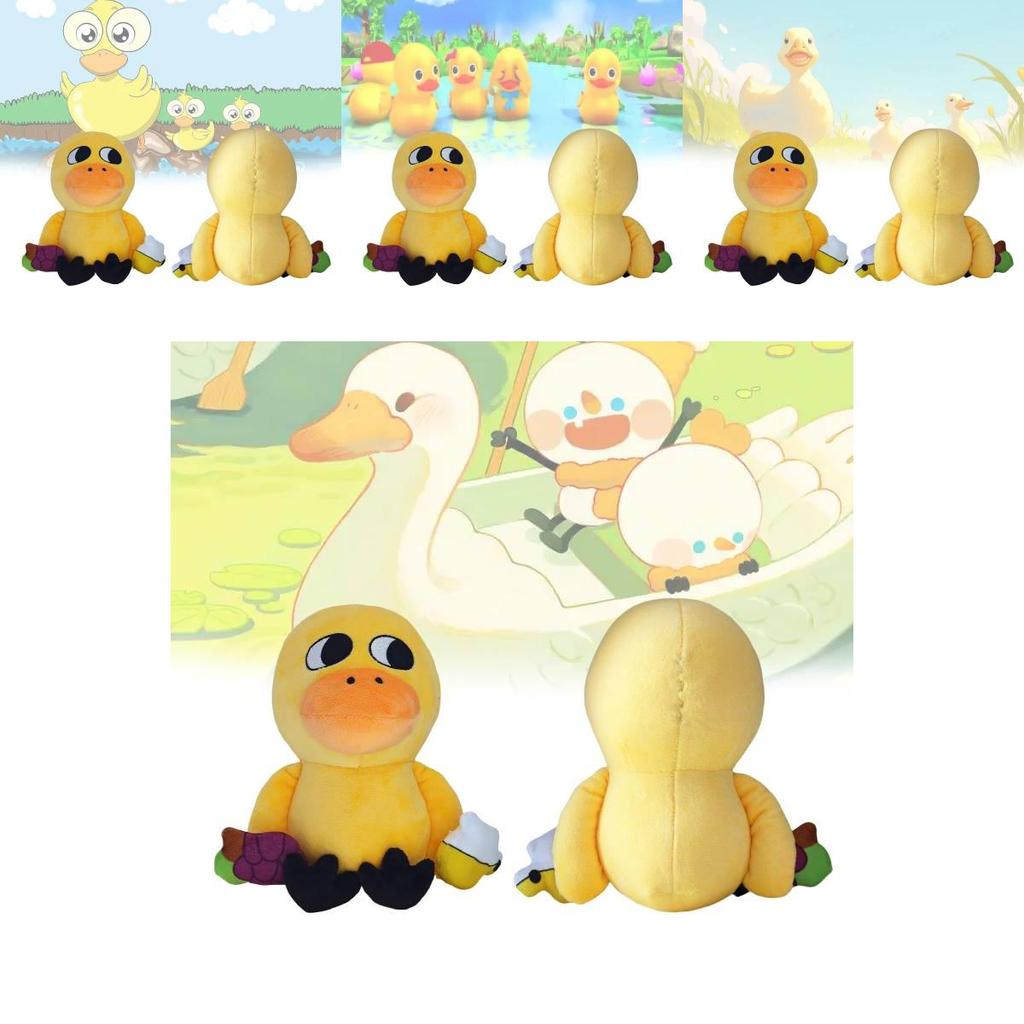 Adorable Yellow Duck Plushie Soft Stuffed Animal Made Of Cozy Pp Cotton For Kids
