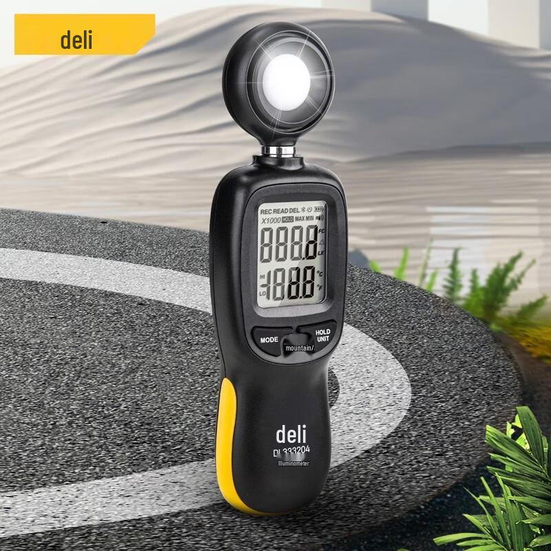 Deli High-Precision Illuminance Meter