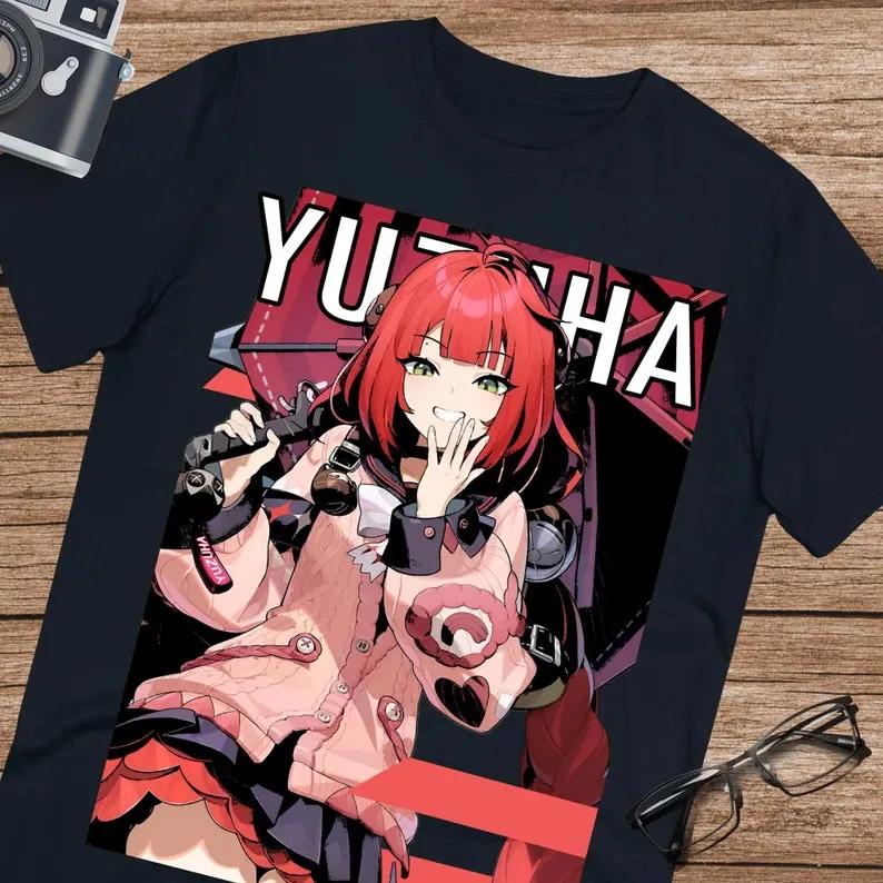 Anime Yuzuha Zenless Zone Zero T Shirt Size S 4XL Black Size S 4XL S