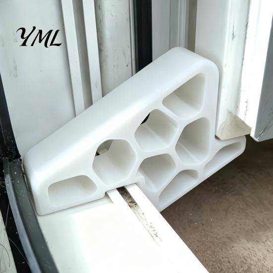 Veiligheidsschuifdeurstop voor huisdieren 2/3/4 Stuks Raamstopper met Railslot, Robuuste Kinderwig, Installatie zonder Gereedschap Balkonwig Verhuurvriendelijk Slot