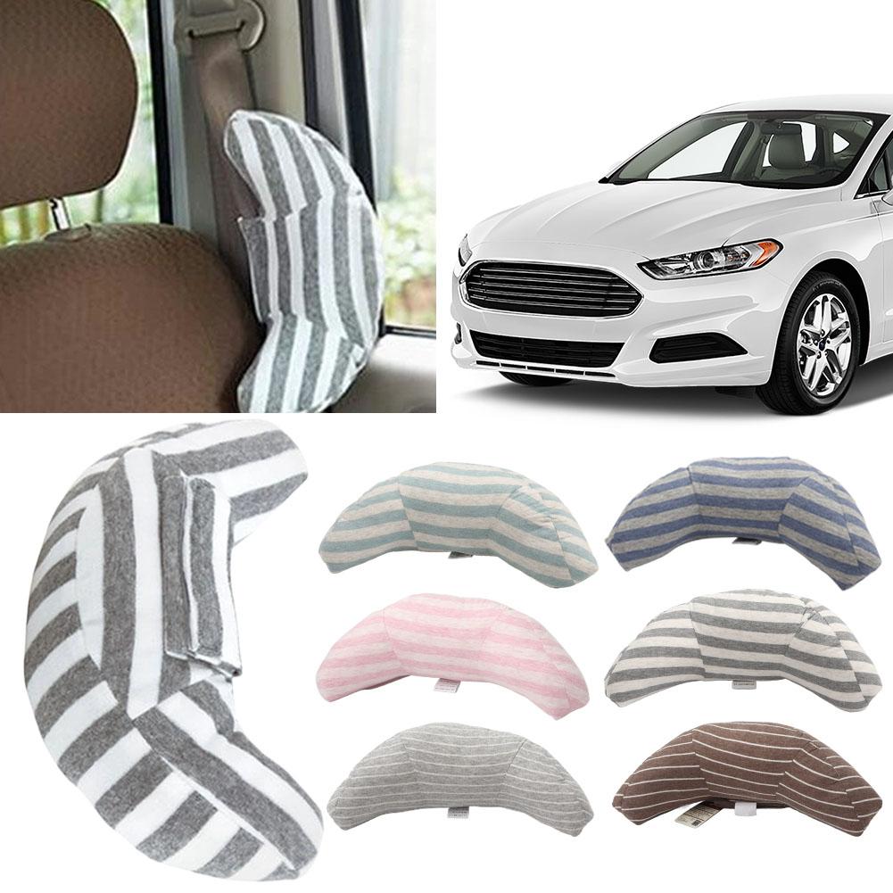 Neck Pillow, Seat Belt, Shoulder Cover, Car Seat, Neck Pillow, Stripe Cotton, Pillow, Tianzhu Travel Napping, D1V3