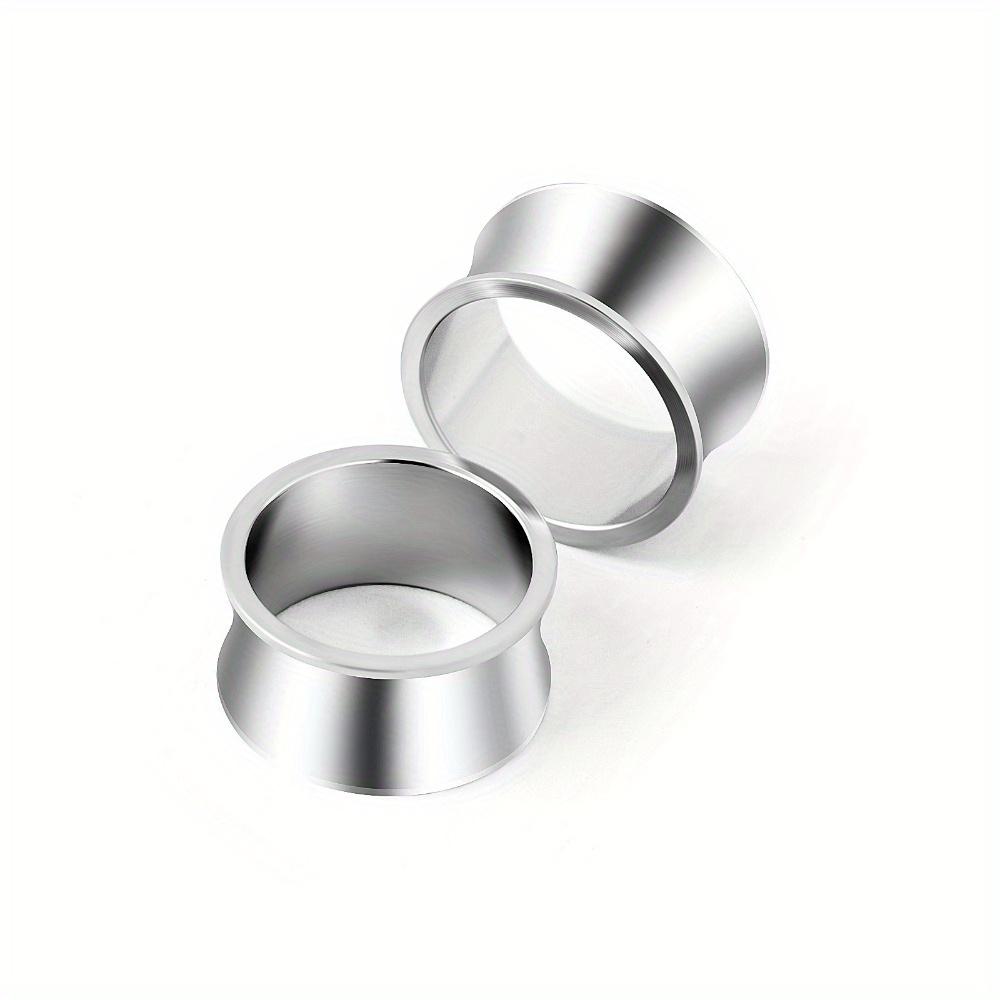 

2 шт. Нержавеющая сталь ушная раковина полый канал расширение уха пирсинг ювелирные изделия ухо расширитель индивидуальные серьги 14mm