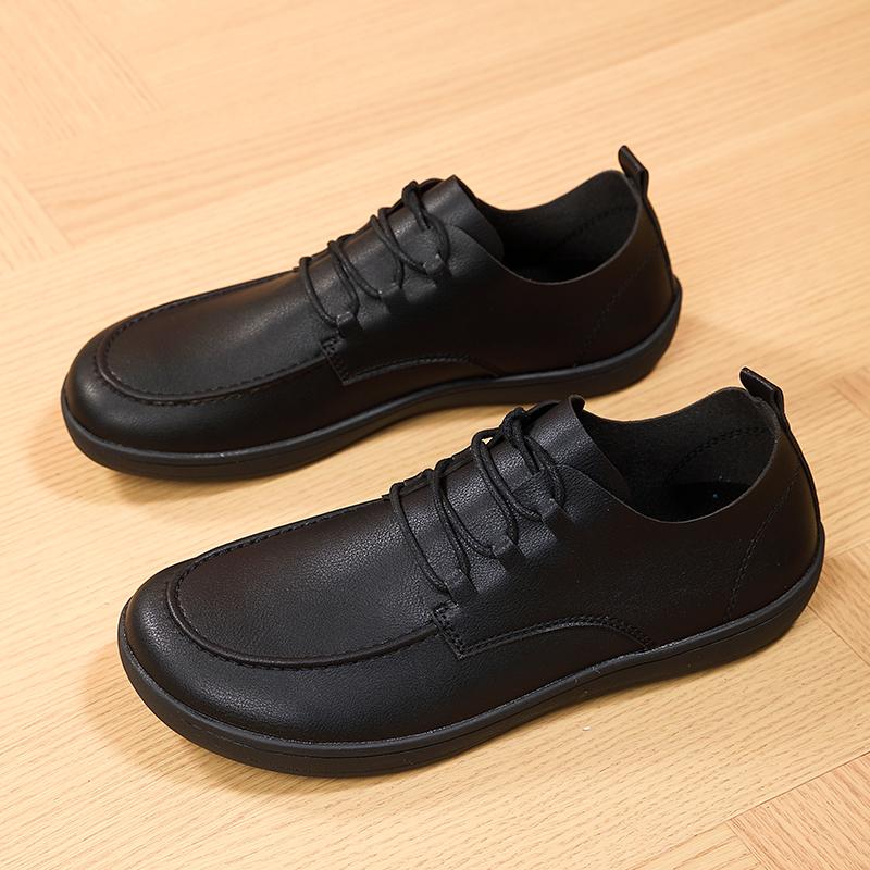 

High Quality Men s Vulcanized Fashionable Breathable Casual Sports Shoes Lightweight Wide Barefoot Men s Outdoor Walking Shoes 38 чёрный