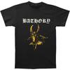 Bathory Gelbe Ziege Baphomet T-Shirt - Schwarz (Groß)