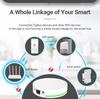ZigBee Tuya Smart Circuit Breaker with Remote Control, Timer, Metering, Overcurrent and Overvoltage Protection, and Alarm.