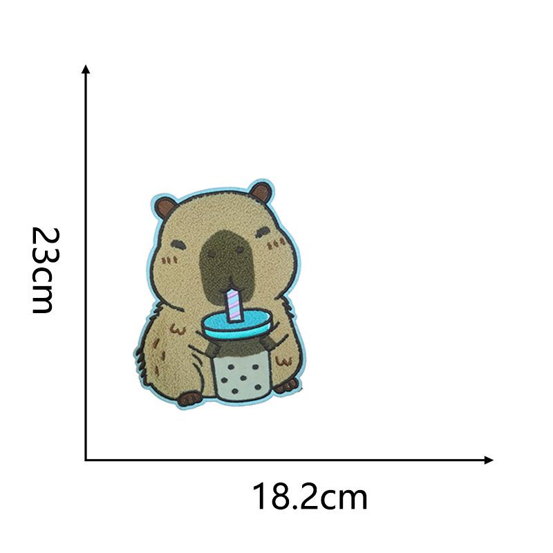 

Cartoon Fabric Embroidery Patches for Hats, Skateboards, Mice, Milk Tea Backpacks, and Clothing Accessories