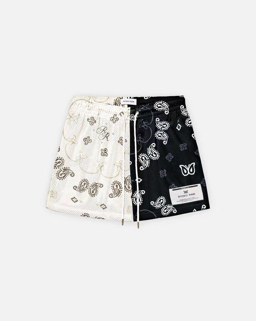 Unisex Summer Basketball Shorts: Oil Painting Style Mesh, Above Knee, Loose Fit