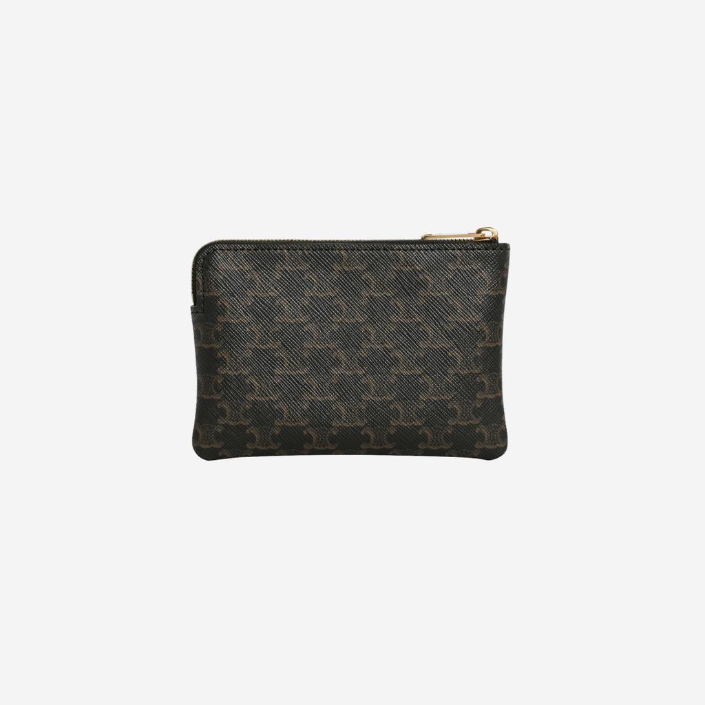 Celine Coin And Card Pouch Black Men Pouches 10C662BTA-38NO