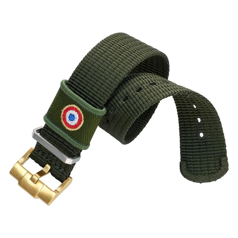22mm Wysokiej jakości zintegrowany nylonowy pasek do zegarka Dla TUDOR ukryta klamra seria FXD M2542G247 / Biwan / 1958 płócienny pasek