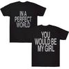 The Kid LAROI Album Merch T-Shirts Perfect World Tee Sommer reine Baumwolle Unisex Rundhals Kurzarm Kleidung Ästhetische T-Shirts