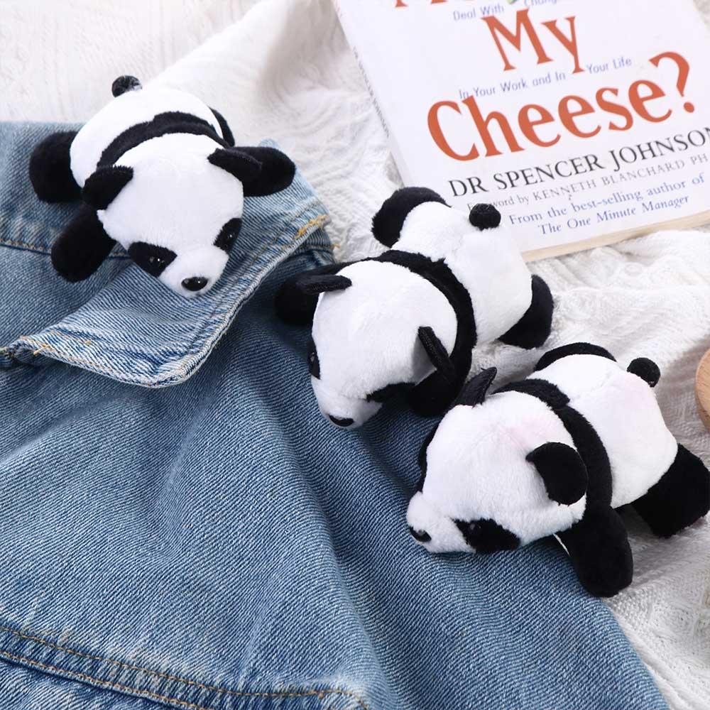 Holder Hairpin Plush Hair Rope Panda Headband Women Hair Accessories Brooch Chinese Style Headwear